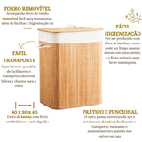 Cesto de Bambu Premium 70L