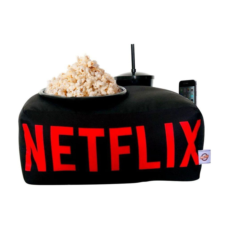 Almofada porta pipoca personalizada Netflix // Kit Cinema Netflix - Vollpo