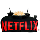 Almofada porta pipoca personalizada Netflix // Kit Cinema Netflix - Vollpo