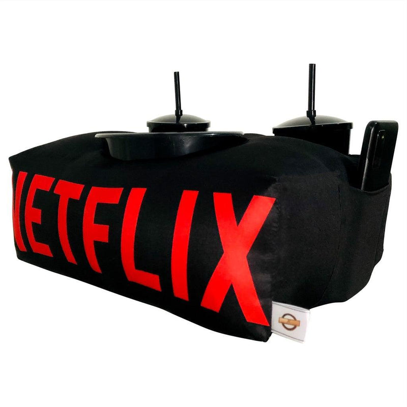 Almofada porta pipoca personalizada Netflix // Kit Cinema Netflix - Vollpo