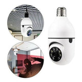 Camera segurança wifi ip sem fio 360 encaixe lampada aplicativo yoosee visão noturna segurança E27 - bivolt - Vollpo