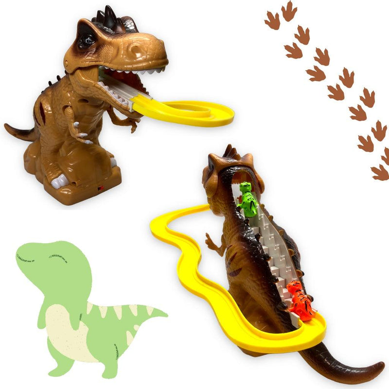 Brinquedo Dinossauro Escorregador com som e luzes original - Vollpo