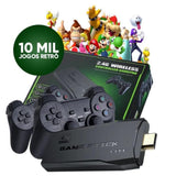 Vídeo Game Stick 4K 10Mil Jogos Controle Sem Fio - Vollpo