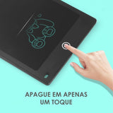 Tablet Infantil Lousa Mágica Digital LCD 8,5 Para Desenho Notas - Vollpo