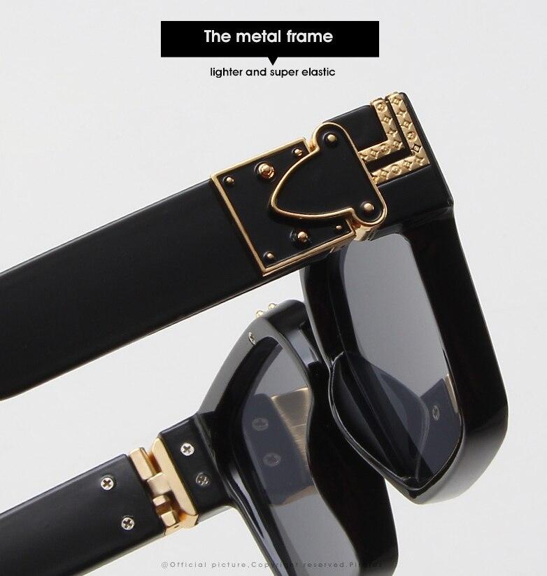 Óculos de sol vintage personalizado unissex - Vollpo