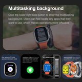 Ultra 8 Smartwatch Unissex, NFC, GPS Track, Chamada Bluetooth, Smartwatch Impermeável, Série 8, 49mm - Vollpo