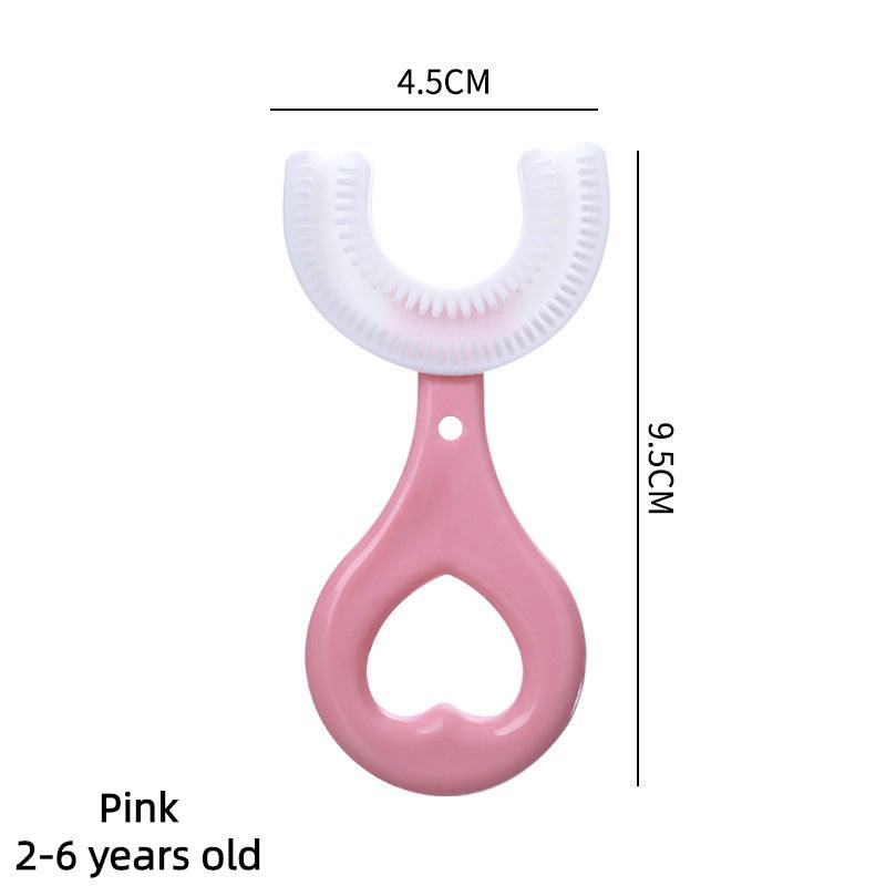 Escova Dental Macia Infantil 360° Em Forma De U - Vollpo